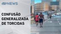 Torcedores do Atlético-MG e Flamengo brigam em avenida de Belo Horizonte