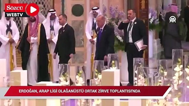 Erdoğan Arap Ligi Olağanüstü Ortak Zirve Toplantısı na geldi