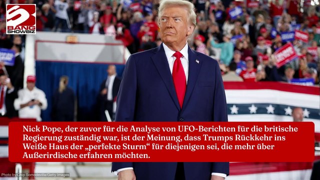 Donald Trump könnte als neuer Präsident Geheimnisse über UFOs und Aliens preisgeben.