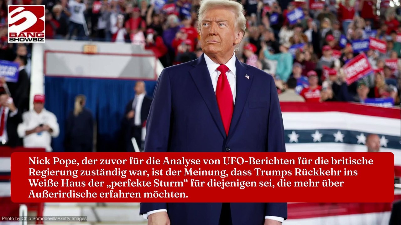 Donald Trump könnte als neuer Präsident Geheimnisse über UFOs und Aliens preisgeben.