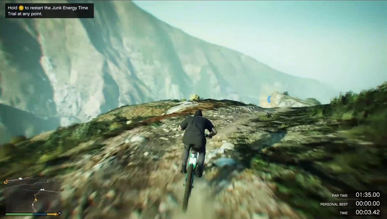 GTA Online Junk Energy Time Trials Mountain State Attempt 4