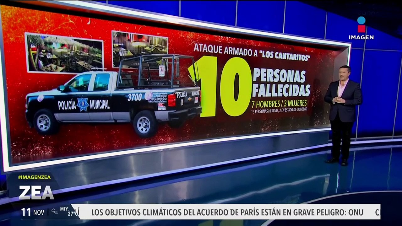 Identifican a las víctimas del ataque armado en el bar Los cantaritos