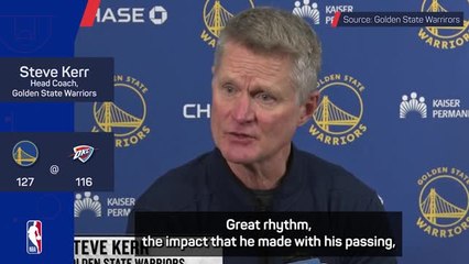 Kerr hails 'incredible' Curry