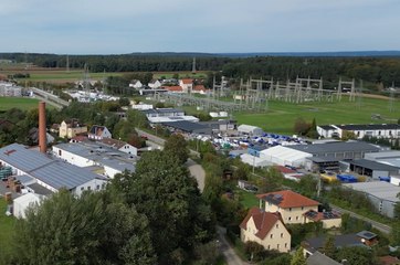 Beeindruckende Drohnenaufnahmen des Umspannwerks Ludersheim ⚡