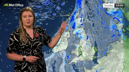 Met Office Sunday morning weather forecast 10/11/2024