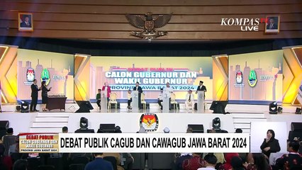 [FULL] Cawagub Jabar Adu Program di Debat Perdana Pilgub Jabar 2024