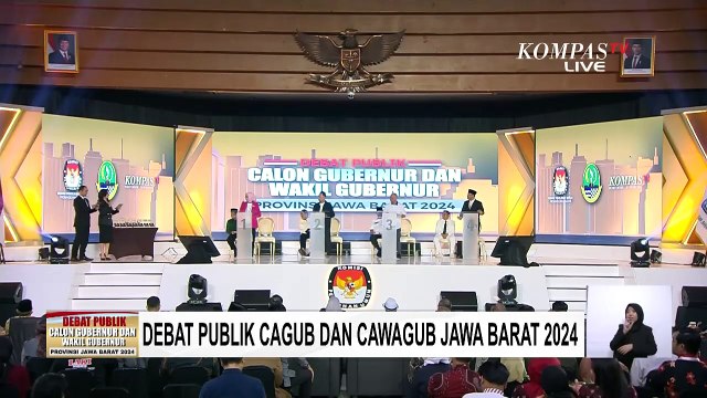 [FULL] Cawagub Jabar Adu Program di Debat Perdana Pilgub Jabar 2024