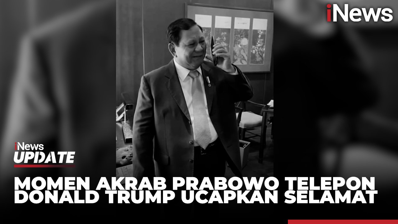 Momen Akrab Prabowo Telepon Langsung Donald Trump Ucapkan Selamat Usai Menang Pilpres AS