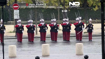 Macron and Starmer lay wreath at Paris' Tomb of the Unknown Soldier on Armistice Day