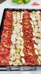 كباب بصينية مشوية في الفرن