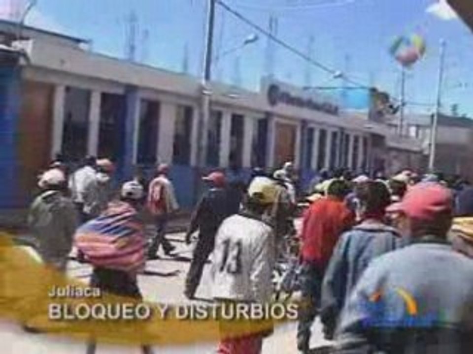 BLOQUEO Y DISTURBIOS - JULIACA