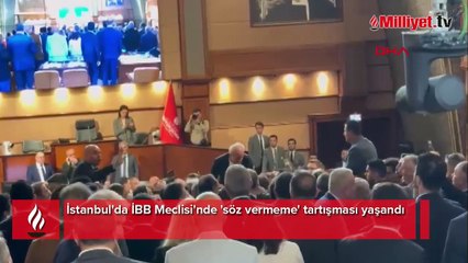 İBB Meclisi'ne 'söz vermeme' tartışması