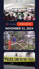 Today's headlines: Office of the Vice President, #NikaPH, crimes | The wRap | November 11, 2024