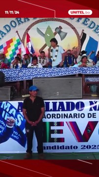 Ampliado: Evistas insisten con la candidatura de Evo, exigen al TSE aval para el congreso de Lauca Ñ y analizan marcha a La Paz.