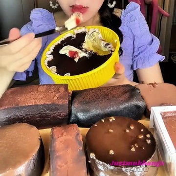#80 Desserts Mukbang ASMR || Chocolate dessert set || Tiramisu, Dirty big... #asmr #mukbang #dessert
