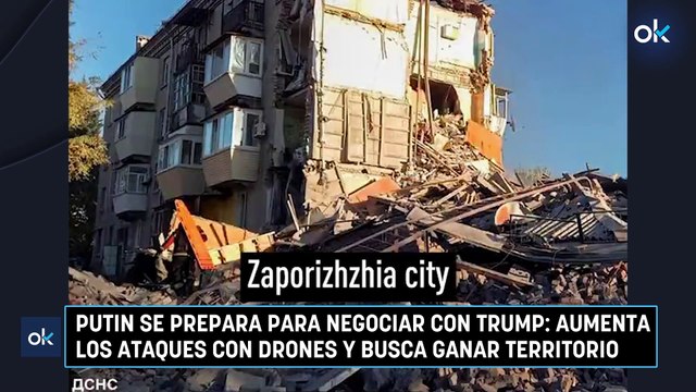 Putin se prepara para negociar con Trump: aumenta los ataques con drones y busca ganar territorio