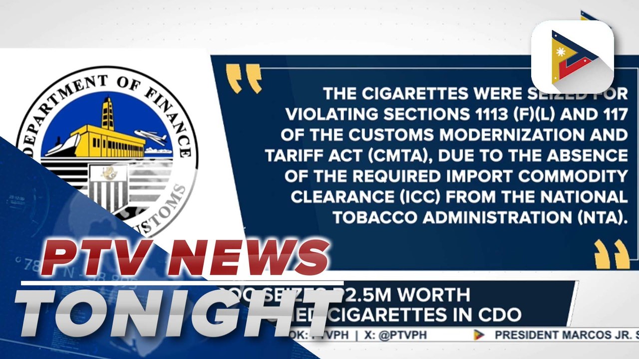 BOC seizes P2.5-M worth of abandoned cigarettes in CDO