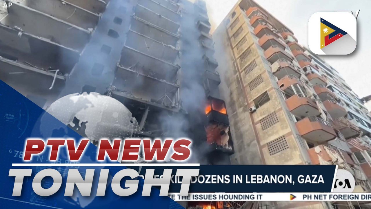 Israeli airstrikes kill dozens in Lebanon, Gaza