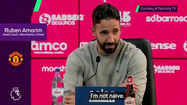 Amorim 'not naive' to Manchester United challenge
