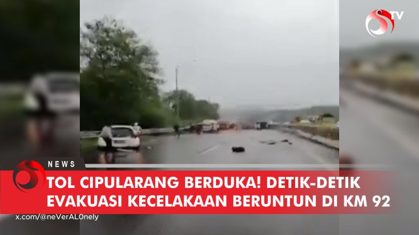Tol Cipularang Berduka! Detik-Detik Evakuasi Kecelakaan Beruntun di KM 92