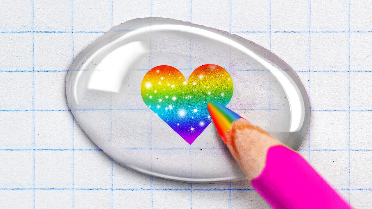 ASTUCES CRÉATIVES ARC-EN-CIEL & TECHNIQUES DE PEINTURE | Défis de Dessin Viraux par 123 GO Like !