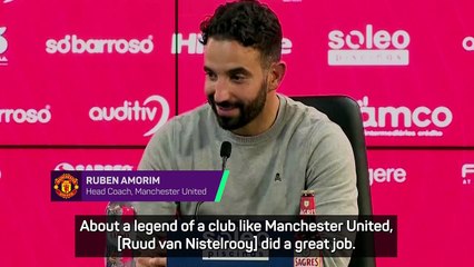 'Legend' Van Nistelrooy did a great job at United - Amorim
