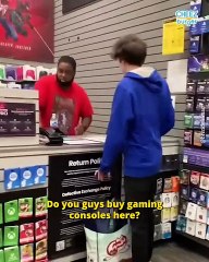 This "Prankster" Tries To Sell Fake VR Console To A Fed-Up Worker