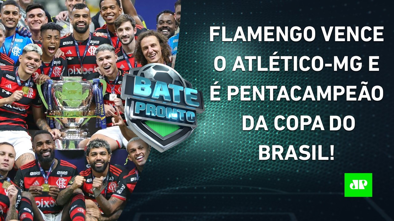 Flamengo É PENTACAMPEÃO da Copa do Brasil; Filipe Luís FAZ HISTÓRIA; Gabigol DÁ ADEUS! | BATE-PRONTO