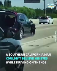 She Got Caught Driving Down the 405 On 3 Wheels
