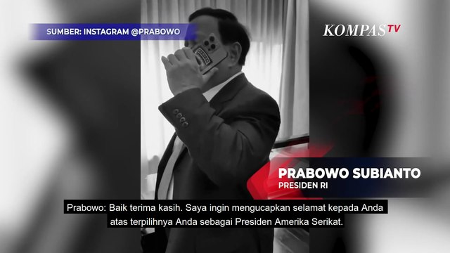 Presiden Prabowo Telepon Trump, hingga Dipuji Jago Bahasa Inggris
