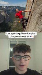 Les sports qui tuent le plus de personnes en france 🇫🇷 f