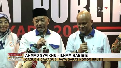 Ahmad Syaikhu-Ilham Habibie Usai Debat Pilkada Jawa Barat, Yakin dengan Programnya