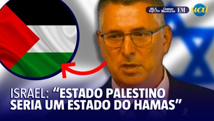 Israel descarta viabilidade de Estado palestino: “Não é solução”
