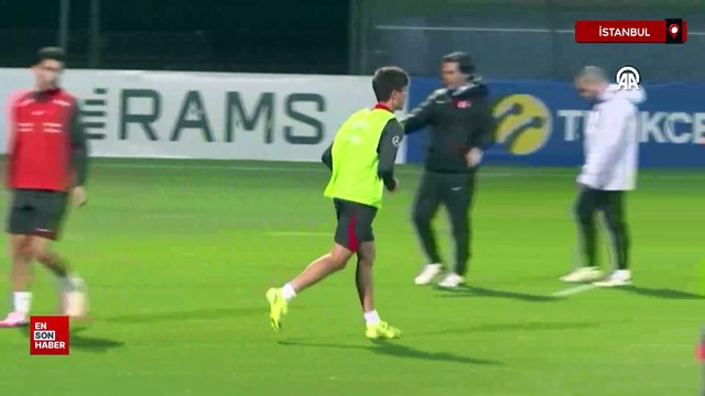 A Milli Takım, Galler maçının hazırlıklarına başladı