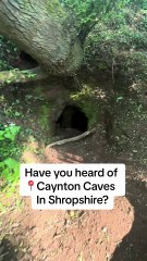 Person is exploring a mysterious cave system in Shropshire!