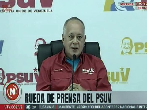 Vpdte. del PSUV Diosdado Cabello: Oposición quiere juramentarse para prender el candelero y huir