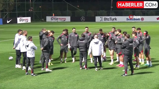 A Milli Takım Galler Maçı Hazırlıklarına Başladı