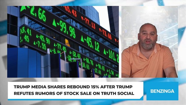 Trump Media Shares Rebound 15% After Trump Refutes Rumors of Stock Sale on Truth Social