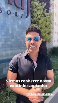 Zezé Di Camargo e Graciele Lacerda visitam apartamento que compraram no ES por 4,5 milhões