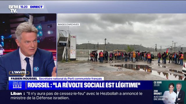 Fabien Roussel (PCF): Je souhaite qu'il n'y ait pas de grève à Noël, (...) et que tous les salariés soient rassurés