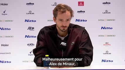 Finals - Medvedev : "J'ai joué sans me préoccuper du reste"
