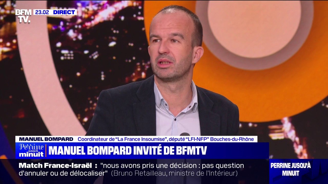 Budget rejeté par l’Assemblée: Manuel Bompard (LFI) fustige l'alliance entre "les députés macronistes et les députés du RN"