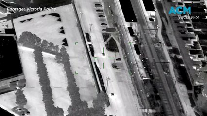 Man arrested trying to jump fence during foot chase