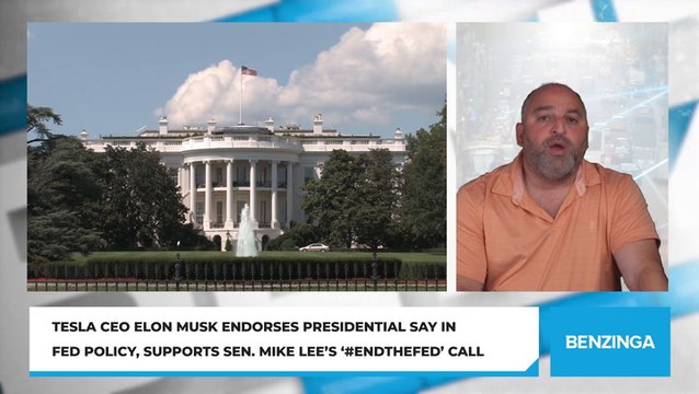 Tesla CEO Elon Musk Endorses Presidential Say in Fed Policy, Supports Sen. Mike Lee's '#EndtheFed' Call