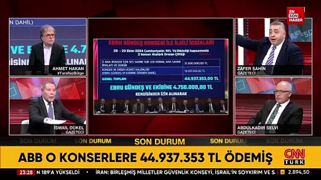 Canlı yayında İsmail Dükel ile Zafer Şahin arasında tartışma