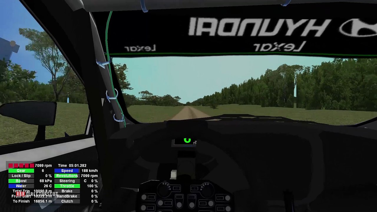 Richard Burns Rally: Sleeping Warrior, in a Hyundai i20 Coupe WRC 2017 (XBox Controller)