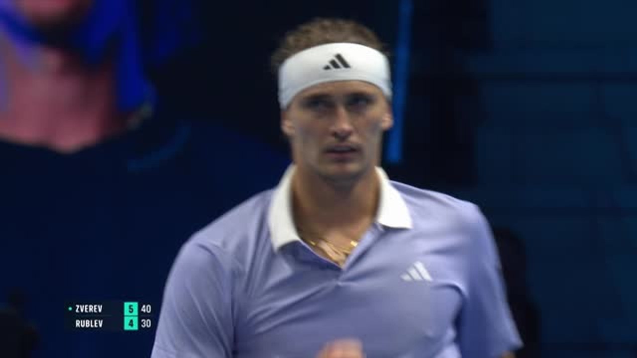 ATP Finals - Zverev tient son rang