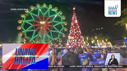 Giant Christmas tree, life-sized belen, at iba pang Christmas display, tampok sa plaza | Unang Balita
