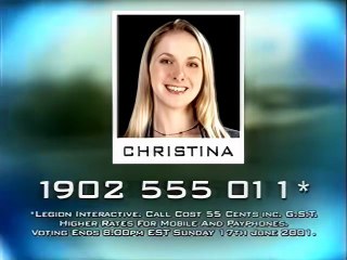056-Big Brother Australia Season 01, Day 53a Daily Show, Thursday, 14 June 2001