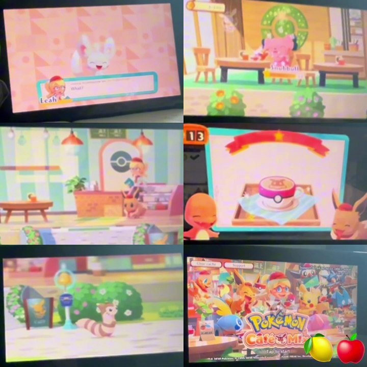 6 Pokémon cafe remix the same time